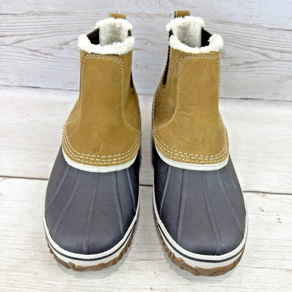 Eddie Bauer Hunt Pac Waterproof Weatheredge Winter Boots Slip On Women's 9.5 EXC